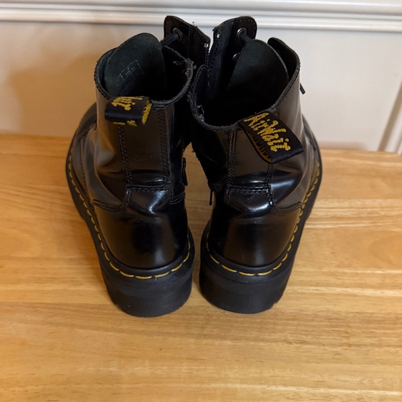 DR. Martens Jodon Platform Boots Black Leather Women’s‎ Size 5 - Picture 4 of 16